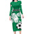 Nigeria Football Family Matching Long Sleeve Bodycon Dress and Hawaiian Shirt Go Super Eagles - Wonder Print Shop