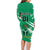 Nigeria Football Family Matching Long Sleeve Bodycon Dress and Hawaiian Shirt Go Super Eagles - Wonder Print Shop