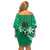 Nigeria Football Family Matching Off Shoulder Short Dress and Hawaiian Shirt Go Super Eagles - Wonder Print Shop