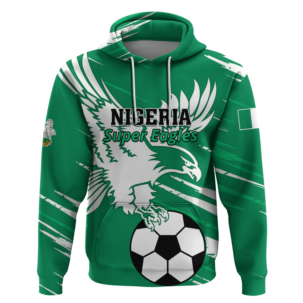 Nigeria Football Hoodie Go Super Eagles - Wonder Print Shop