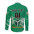 Nigeria Football Long Sleeve Button Shirt Go Super Eagles - Wonder Print Shop