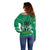 Nigeria Football Off Shoulder Sweater Go Super Eagles - Wonder Print Shop