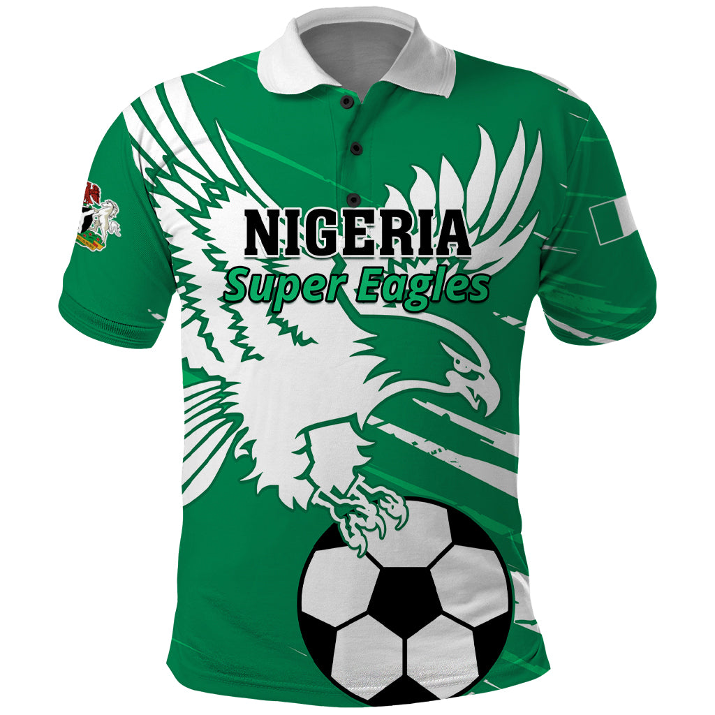 Nigeria Football Polo Shirt Go Super Eagles - Wonder Print Shop