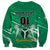 Nigeria Football Sweatshirt Go Super Eagles - Wonder Print Shop