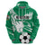 Nigeria Football Zip Hoodie Go Super Eagles - Wonder Print Shop