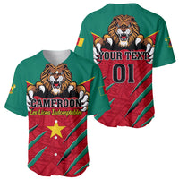 Baseball jersey pair showing front and back; lion graphic on front, 01 on back