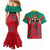 Cameroon Football Couples Matching Mermaid Dress and Hawaiian Shirt Go Les Lions Indomptables - Wonder Print Shop