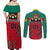 Cameroon Football Couples Matching Off Shoulder Maxi Dress and Long Sleeve Button Shirt Go Les Lions Indomptables - Wonder Print Shop