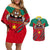 Cameroon Football Couples Matching Off Shoulder Short Dress and Hawaiian Shirt Go Les Lions Indomptables - Wonder Print Shop