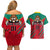 Cameroon Football Couples Matching Off Shoulder Short Dress and Hawaiian Shirt Go Les Lions Indomptables - Wonder Print Shop