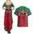 Cameroon Football Couples Matching Summer Maxi Dress and Hawaiian Shirt Go Les Lions Indomptables - Wonder Print Shop