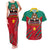 Cameroon Football Couples Matching Tank Maxi Dress and Hawaiian Shirt Go Les Lions Indomptables - Wonder Print Shop