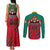 Cameroon Football Couples Matching Tank Maxi Dress and Long Sleeve Button Shirt Go Les Lions Indomptables - Wonder Print Shop