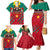 Cameroon Football Family Matching Mermaid Dress and Hawaiian Shirt Go Les Lions Indomptables - Wonder Print Shop