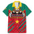 Cameroon Football Family Matching Mermaid Dress and Hawaiian Shirt Go Les Lions Indomptables - Wonder Print Shop