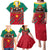 Cameroon Football Family Matching Puletasi and Hawaiian Shirt Go Les Lions Indomptables - Wonder Print Shop