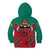 Cameroon Football Kid Hoodie Go Les Lions Indomptables - Wonder Print Shop