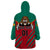 Cameroon Football Wearable Blanket Hoodie Go Les Lions Indomptables - Wonder Print Shop