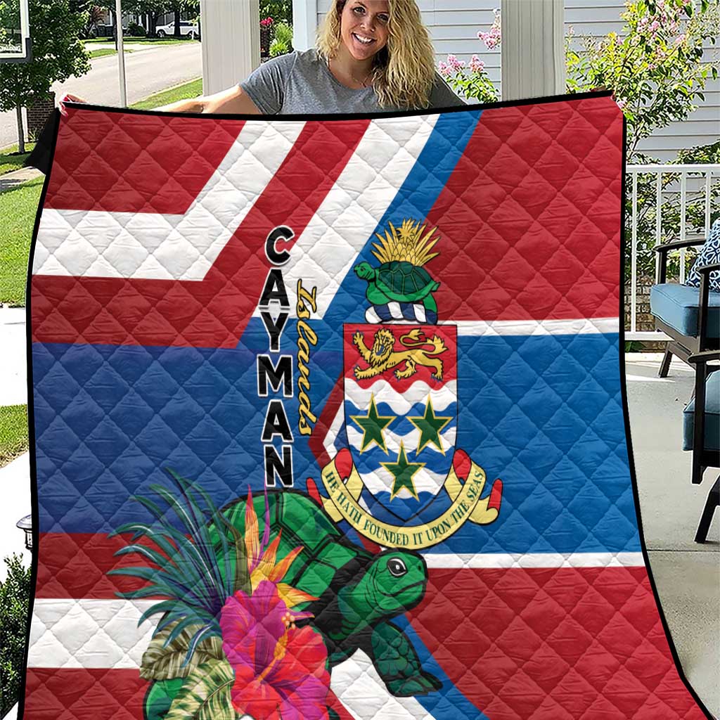 Cayman Islands Quilt Tropical Green Turtle