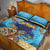 Cayman Brac Map Sea Turtle Quilt Bed Set Ocean Vibes