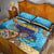 Little Cayman Map Sea Turtle Quilt Bed Set Ocean Vibes