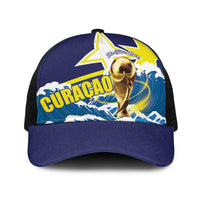 Football 2026 Curacao Baseball Net Cap The Blue Wave Come On