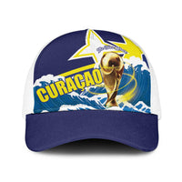 Football 2026 Curacao Baseball Net Cap The Blue Wave Come On