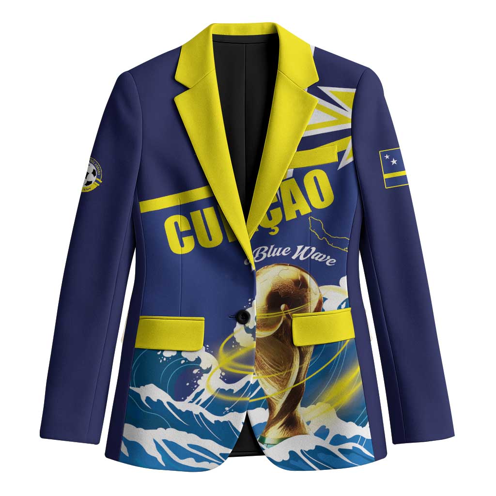 Custom Football 2026 Curacao Blazer The Blue Wave Come On
