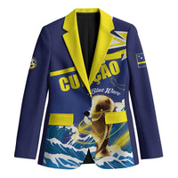 Custom Football 2026 Curacao Blazer The Blue Wave Come On