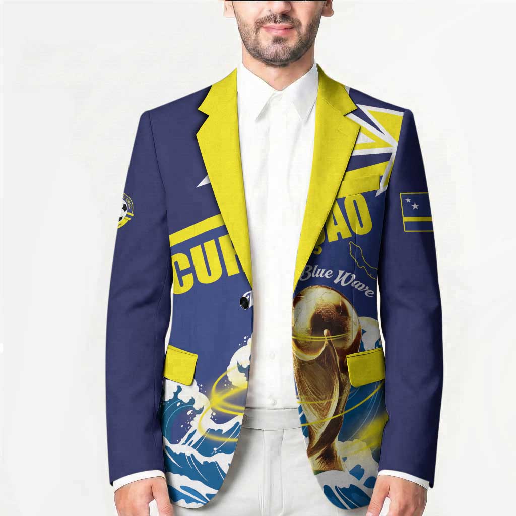 Custom Football 2026 Curacao Blazer The Blue Wave Come On