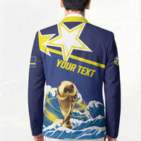 Custom Football 2026 Curacao Blazer The Blue Wave Come On