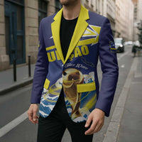 Custom Football 2026 Curacao Blazer The Blue Wave Come On