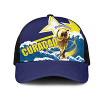 Football 2026 Curacao Mesh Trucker Cap The Blue Wave Come On