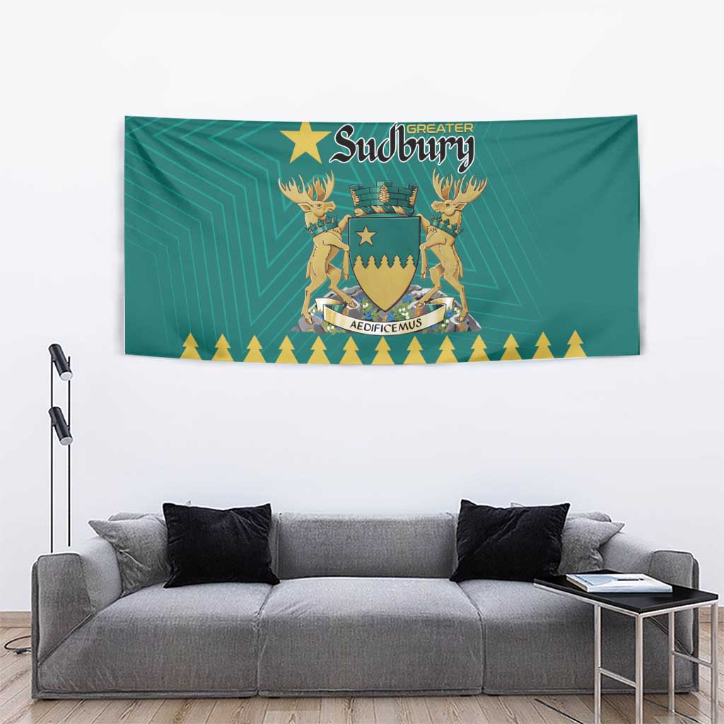 Canada Greater Sudbury Tapestry The Nickel Capital Aedificemus