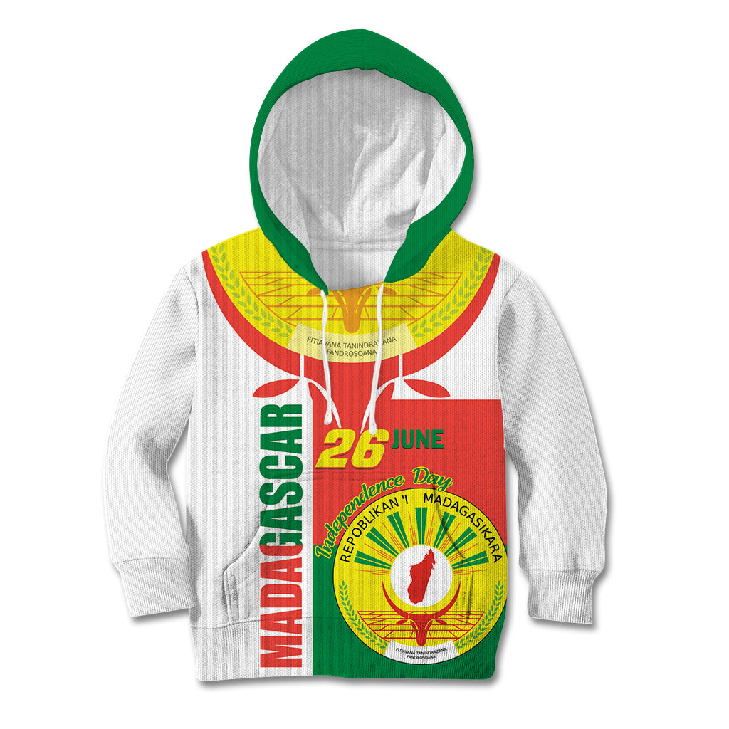 Madagascar Independence Day Kid Hoodie Madagasikara June 26 - Wonder Print Shop