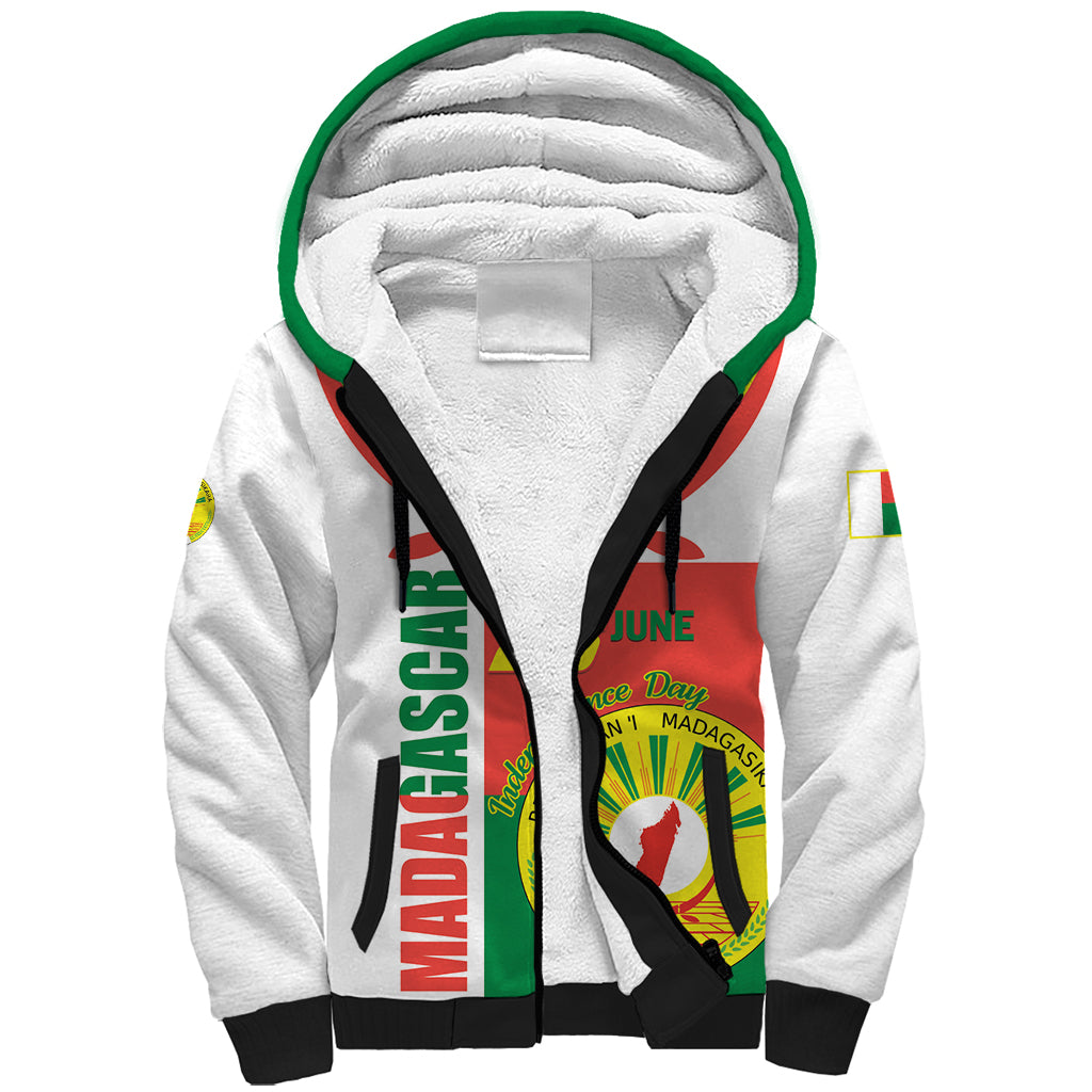 Madagascar Independence Day Sherpa Hoodie Madagasikara June 26 - Wonder Print Shop