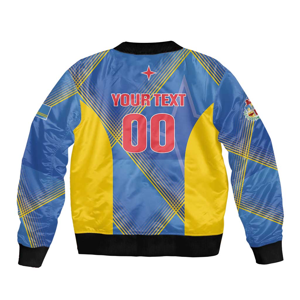 Custom Sport Team Aruba Bomber Jacket One Team One Dream
