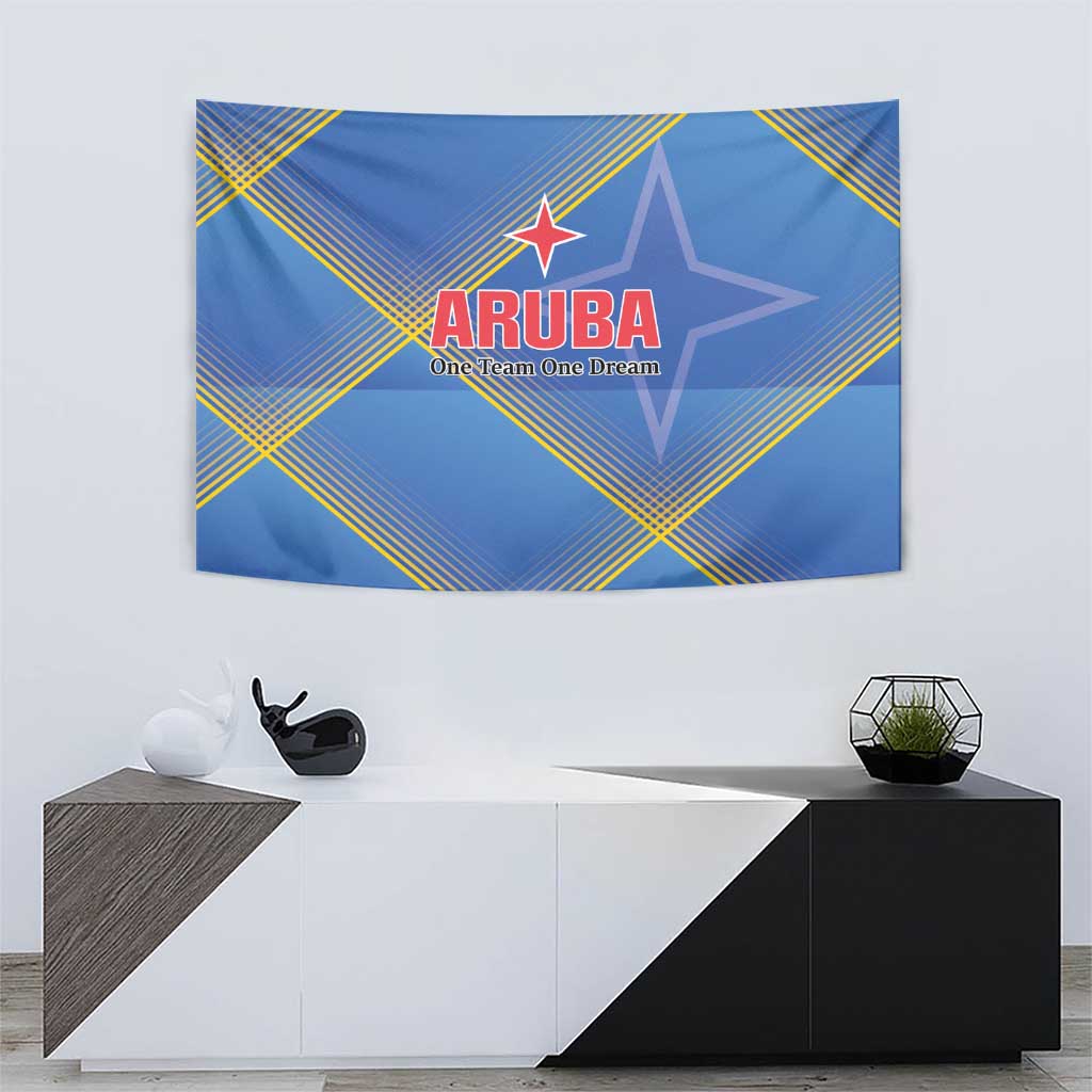 Sport Team Aruba Tapestry One Team One Dream