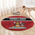 Trinidad and Tobago Rugby Round Carpet Come On Calypso Warriors