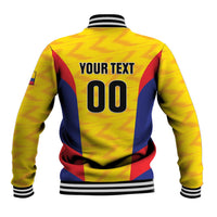 Custom Football Colombia Baseball Jacket Los Cafeteros Go Champions