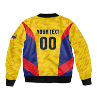 Custom Football Colombia Bomber Jacket Los Cafeteros Go Champions