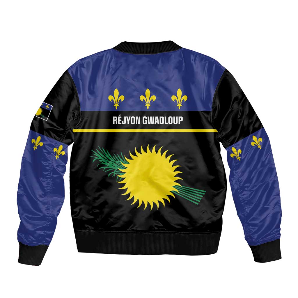 Guadeloupe Bomber Jacket Rejyon Gwadloup Black Version