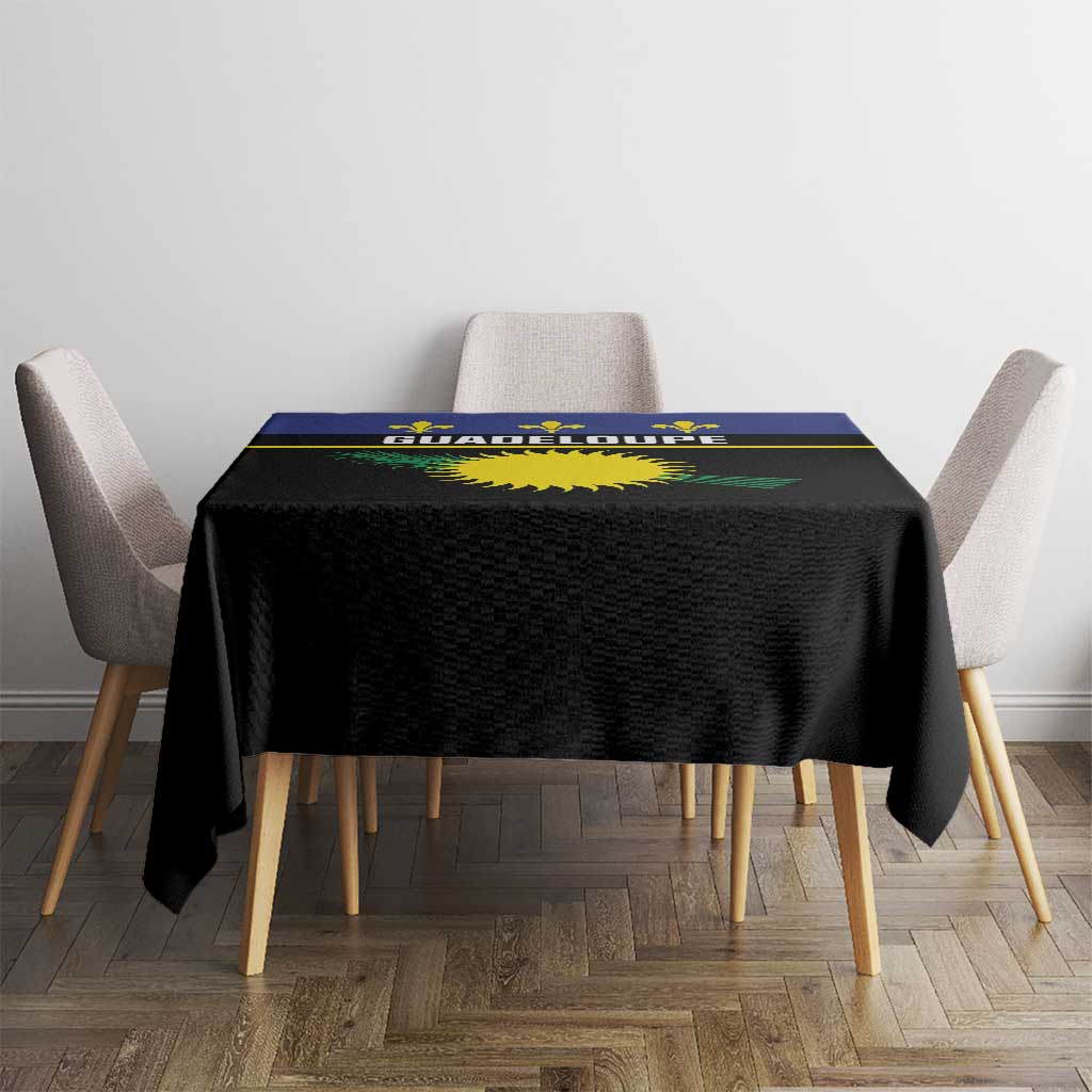Guadeloupe Tablecloth Rejyon Gwadloup Black Version
