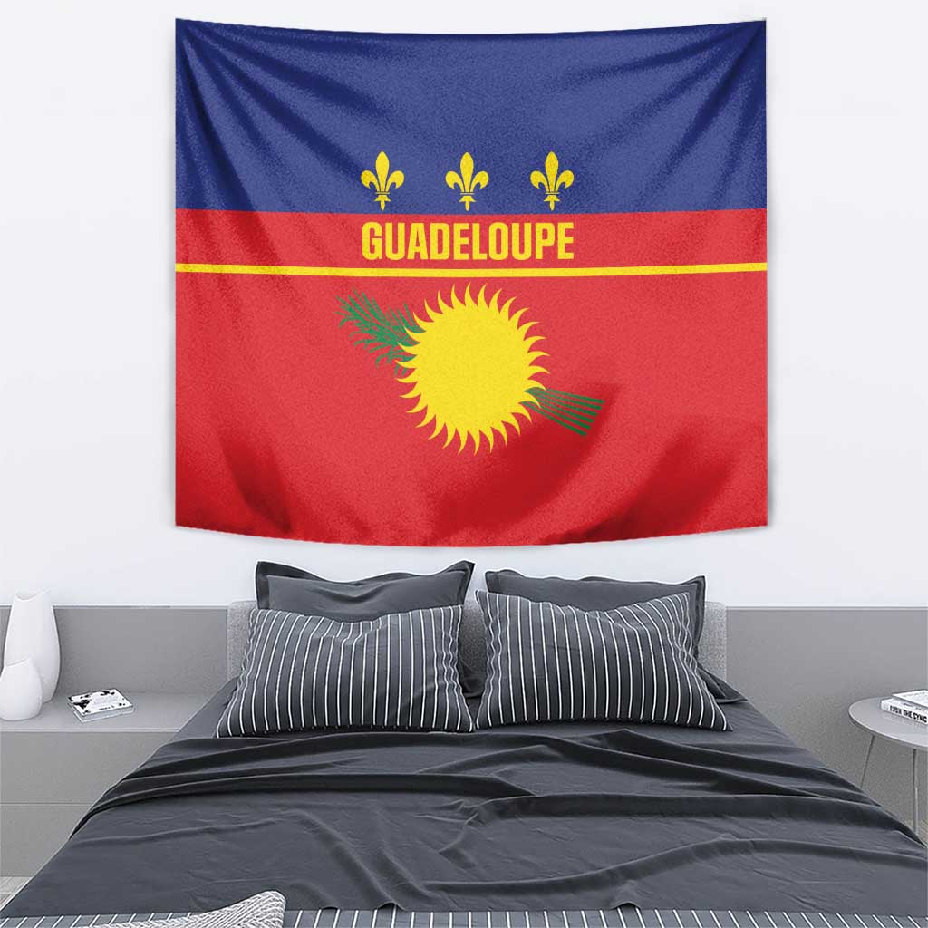 Guadeloupe Tapestry Rejyon Gwadloup Red Version