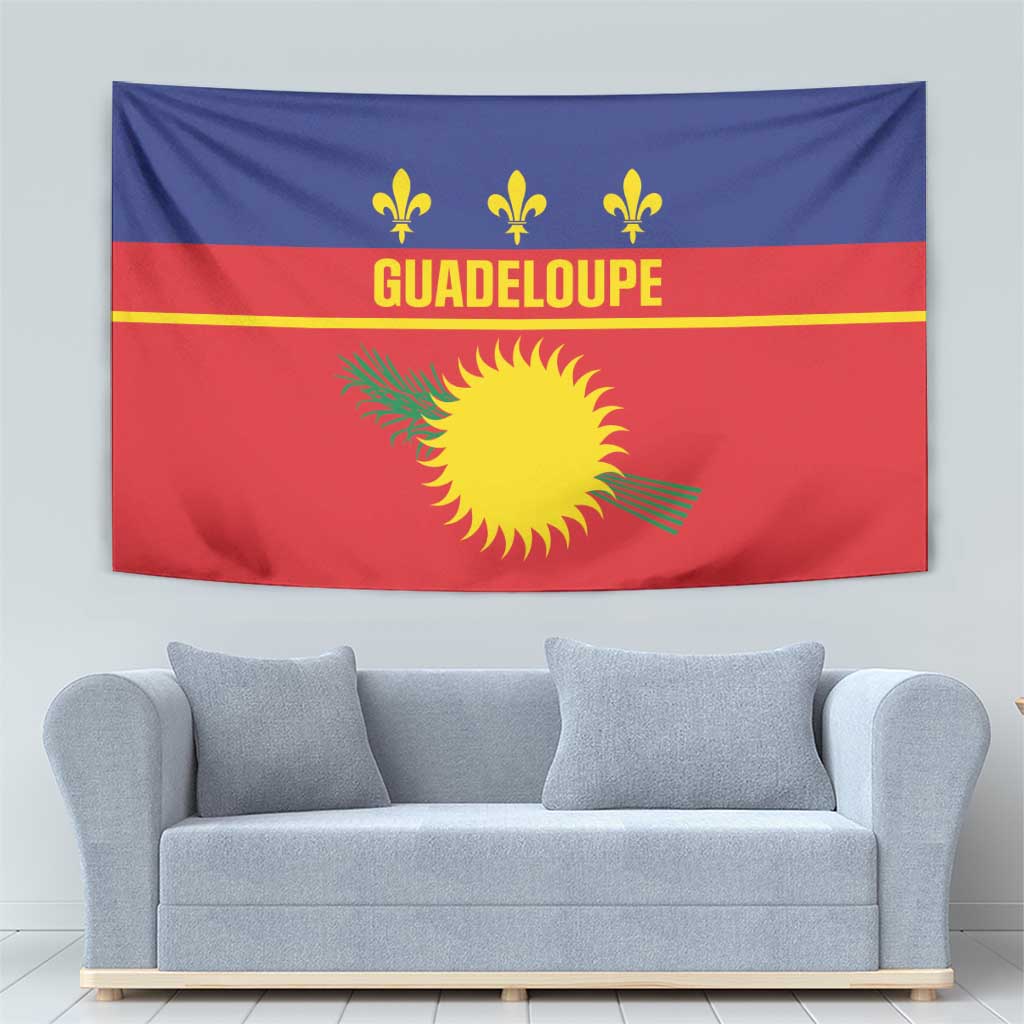 Guadeloupe Tapestry Rejyon Gwadloup Red Version