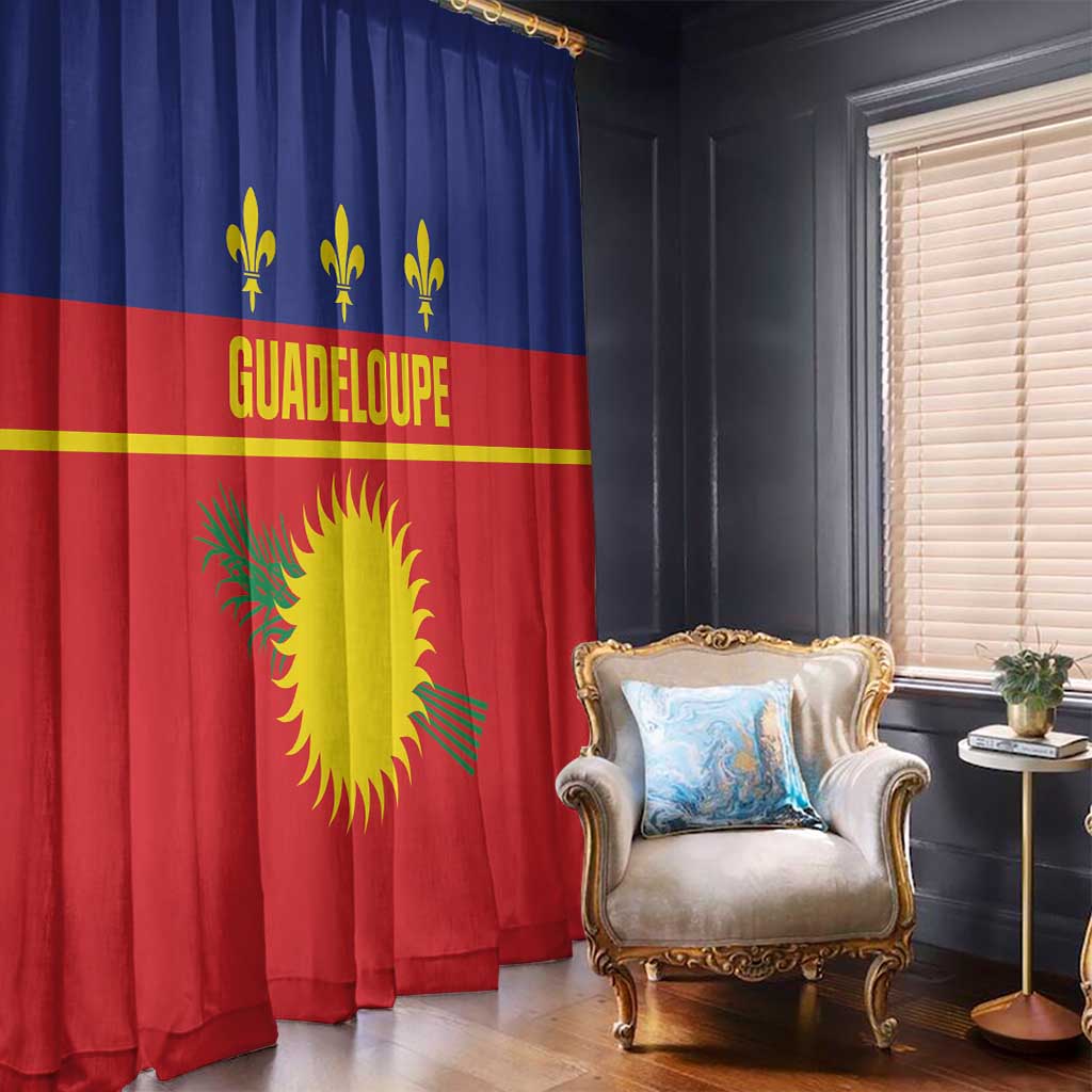 Guadeloupe Window Curtain Rejyon Gwadloup Red Version
