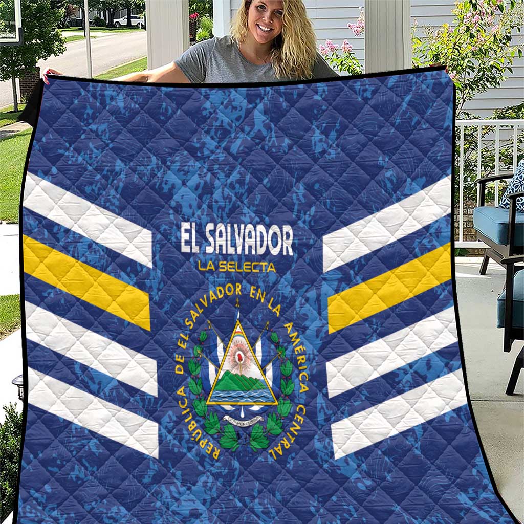 El Salvador Football Quilt La Selecta Go Champions