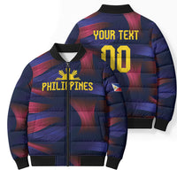Custom Philippines 2026 Football Bomber Puffer Jacket Laban Pilipinas