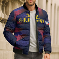 Custom Philippines 2026 Football Bomber Puffer Jacket Laban Pilipinas