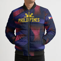 Custom Philippines 2026 Football Bomber Puffer Jacket Laban Pilipinas